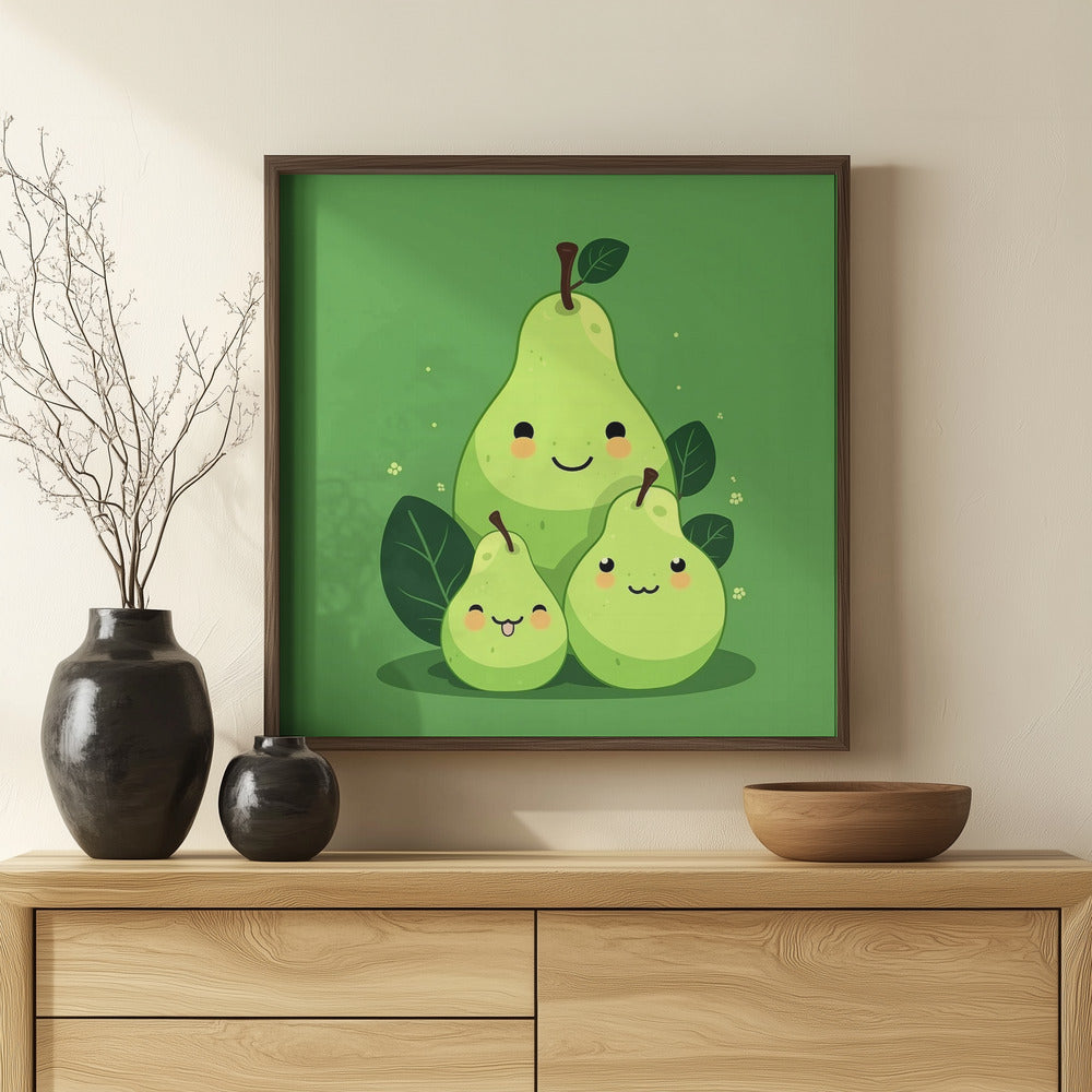 Pear Mom Poster