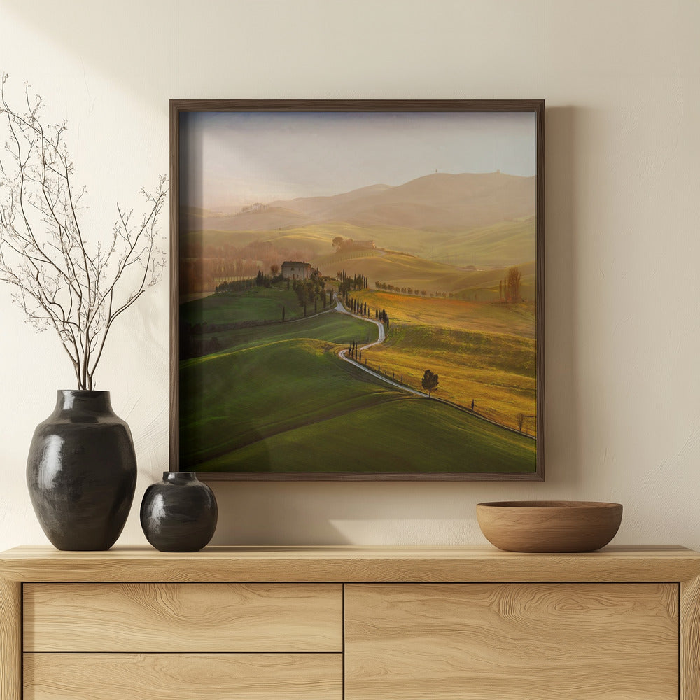 Val d\'Orcia Poster