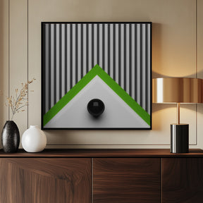 Dot on Triangle Poster