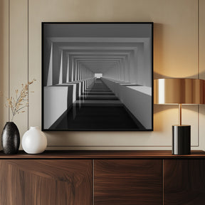 Corridor and Shadows Poster