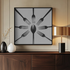 Spoon and Forks Poster