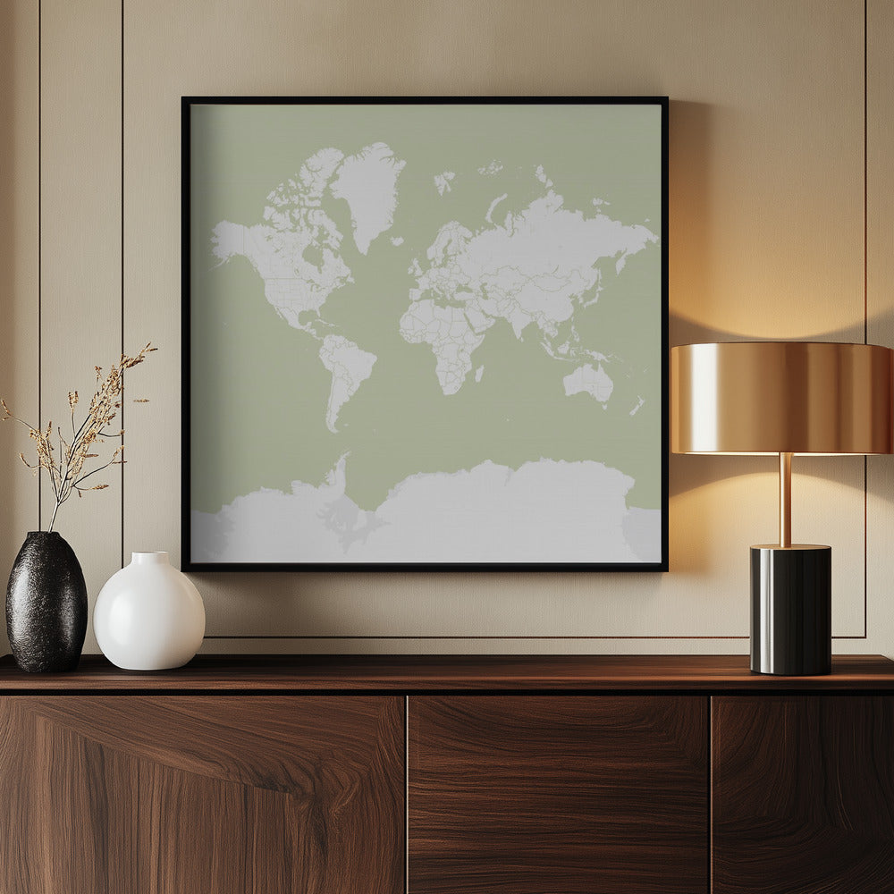 Xolani world map Poster