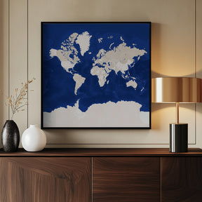 Kameryn world map Poster