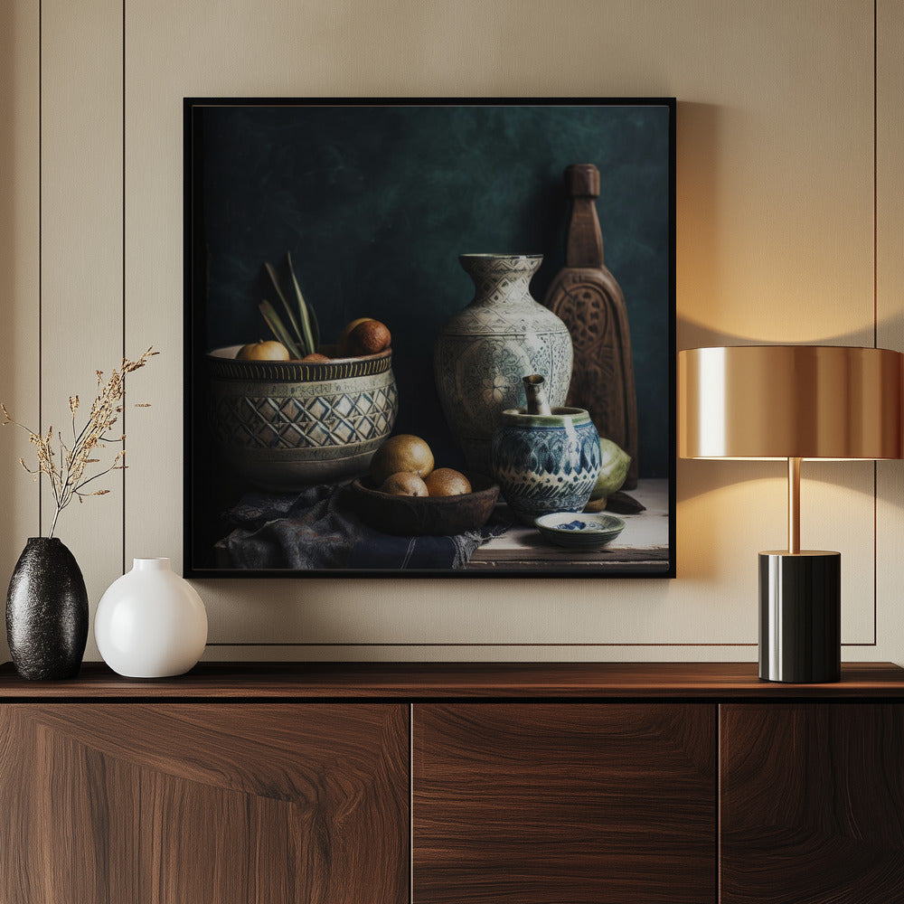 Moroccan Still Life No 1 Poster