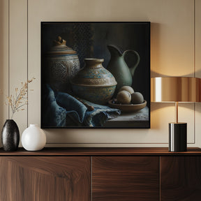 Moroccan Still Life No 3 Poster