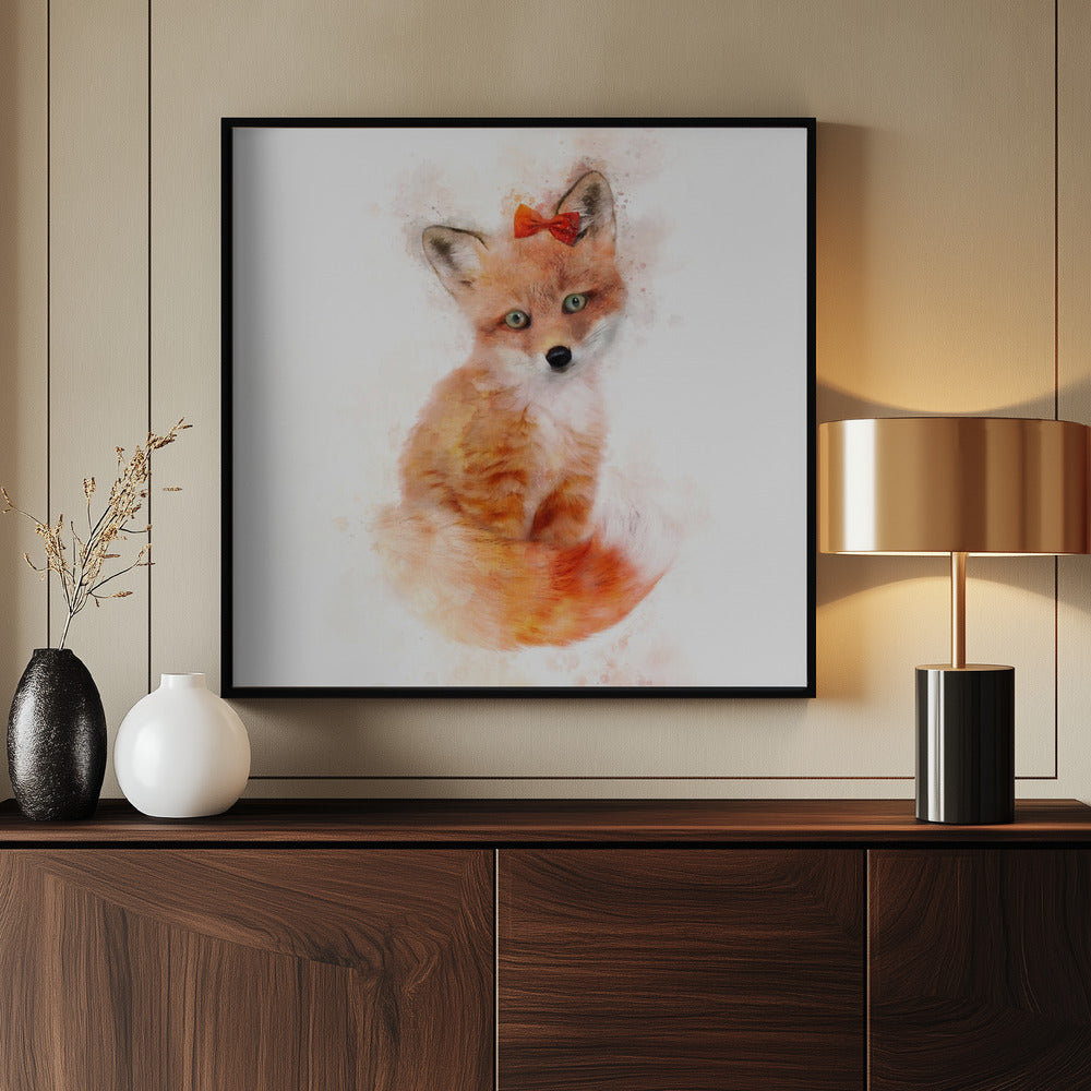 Baby Fox Poster