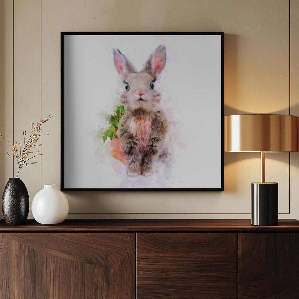 Baby Rabbit Poster