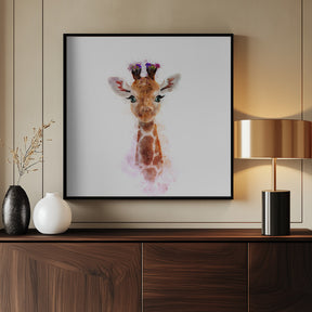 Baby Giraffe Poster