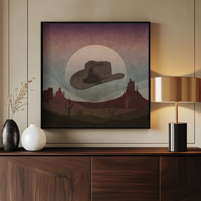 Cowboy Hat Poster