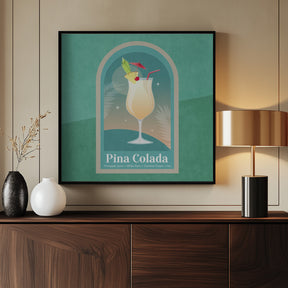 Kokteyl Pina Colada Poster