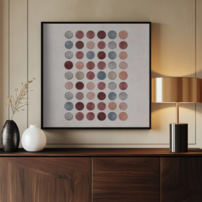 Watercolor Dots Poster