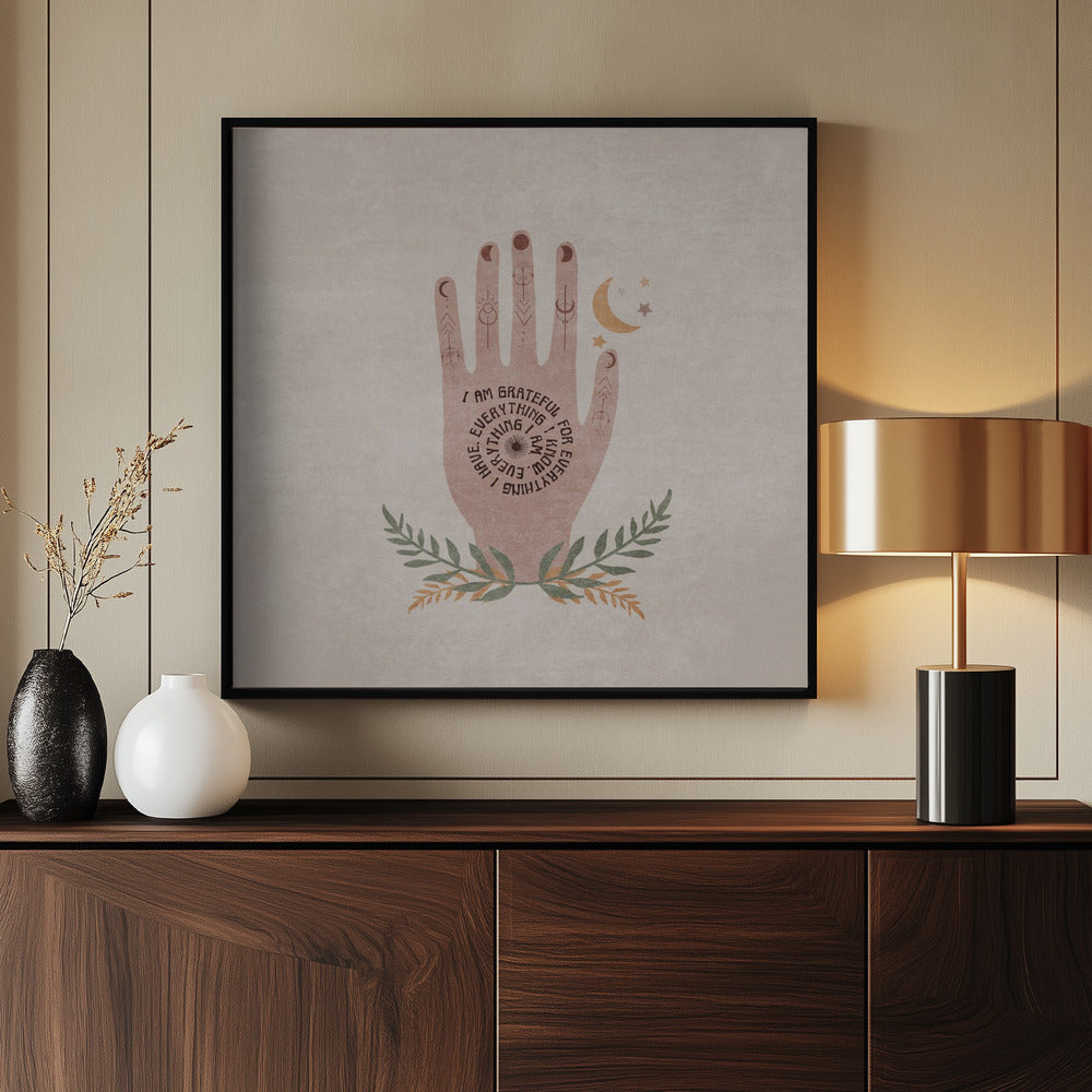 Hand Positive Poster