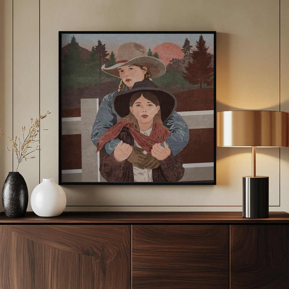 Western Sisters Poster