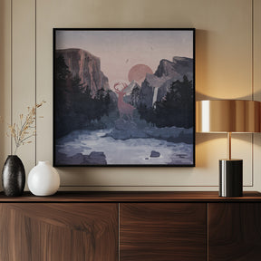 Sephia Yosemite Poster