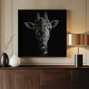 Cheeky Giraffe Poster