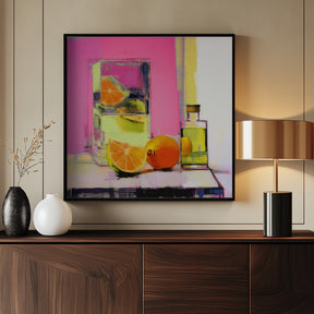 Neon Still Life No 3 Poster