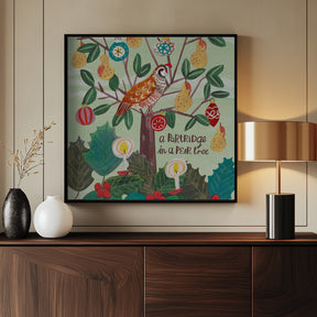 A Partridge in a Pear tree Poster