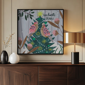 Two turtle Doves Poster