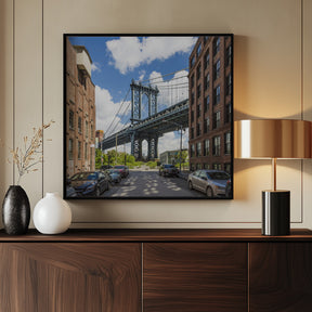 NEW YORK CITY Manhattan Bridge Poster