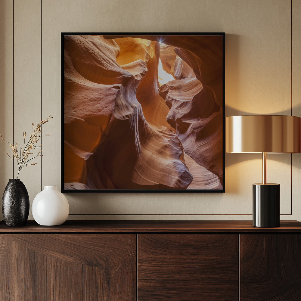 ANTELOPE CANYON Rock Formations Poster