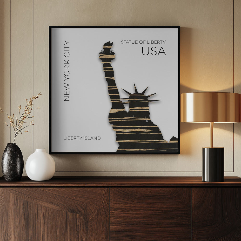 Urban Art NYC Statue of Liberty Poster