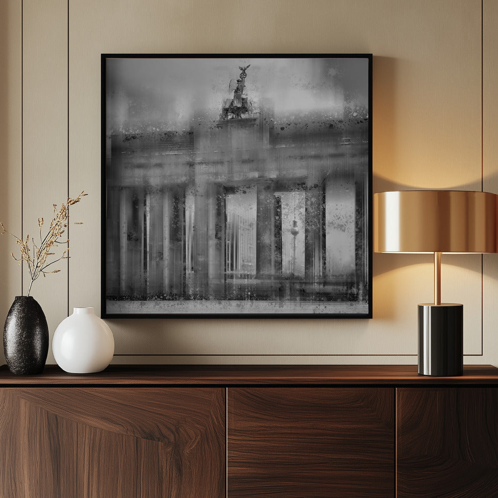 City Art BERLIN Brandenburg Gate Poster