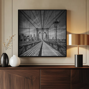 NYC Brooklyn Bridge Poster