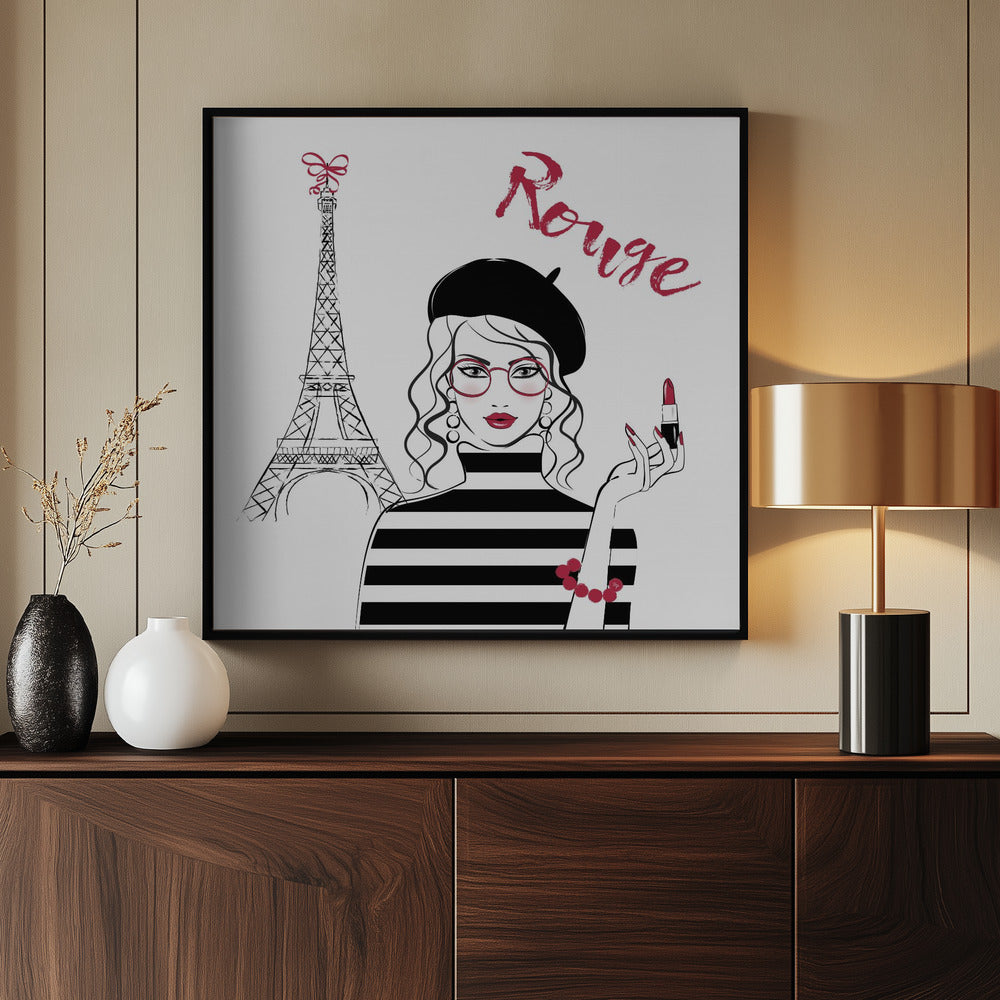 Paris Rouge Poster