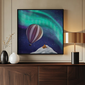 Hot air balloon trip Poster