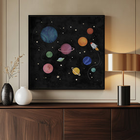 Space explorers Poster