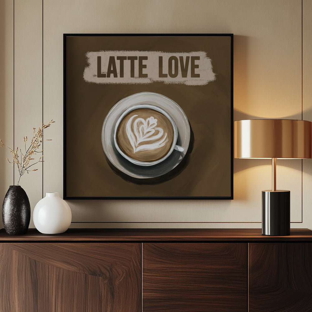 Latte Love Poster