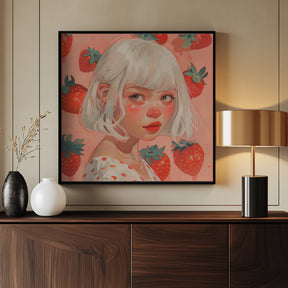 Strawberry Girl One Poster