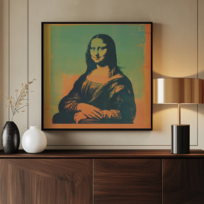 Mona Lisa Modern Poster