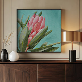 King Protea Poster