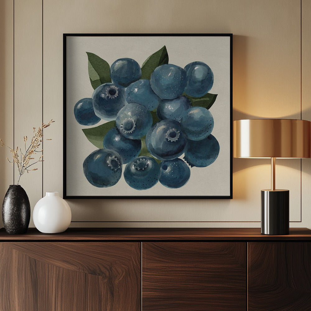 Blueberries Poster