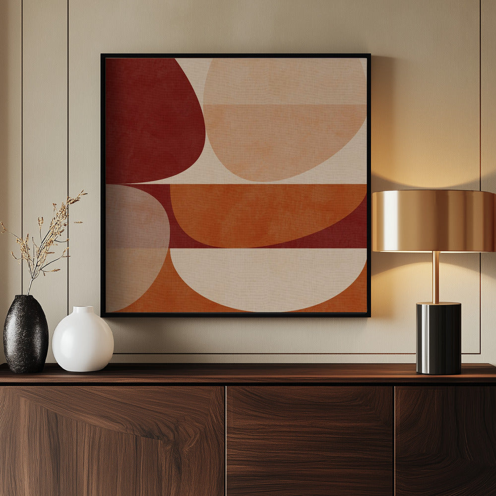 Autumn Mid Century Earthy 2 Poster