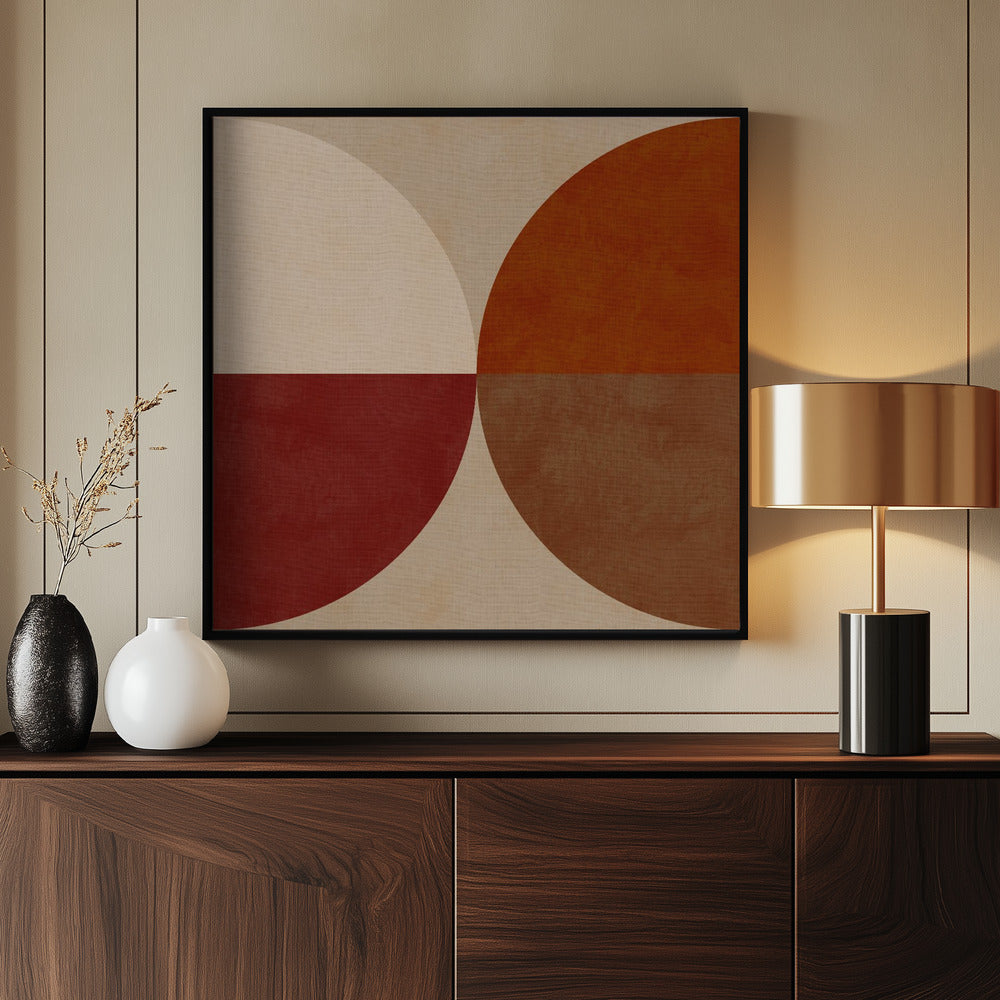 Autumn Mid Century Earthy 10 Poster