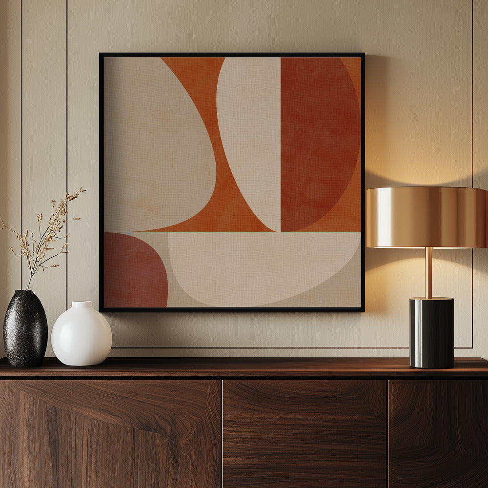 Autumn Mid Century Earthy3 Poster