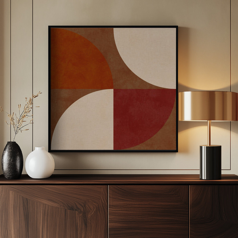 Autumn Mid Century Earthy 13 Poster