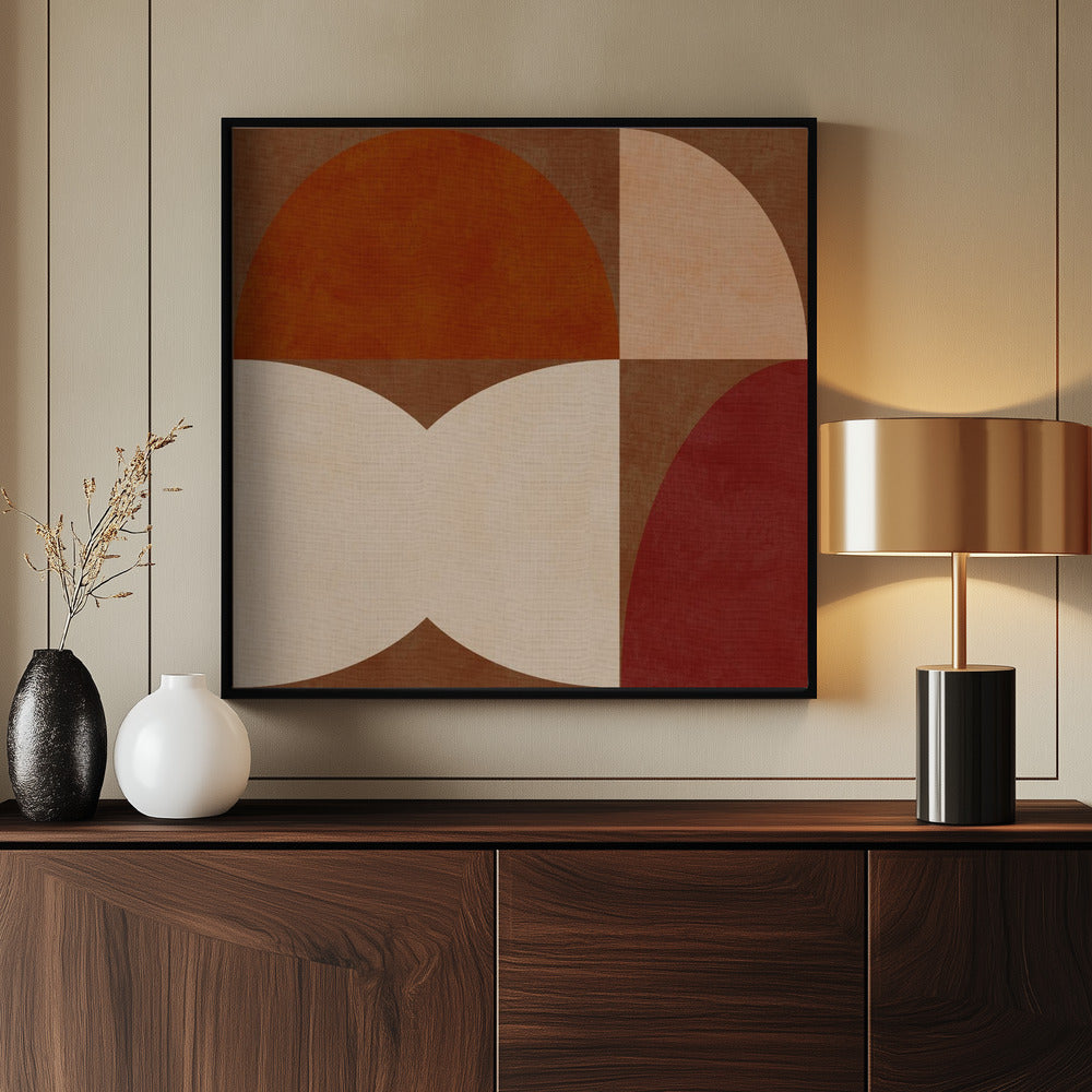 Autumn Mid Century  Earthy 14 Poster