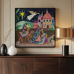 Three Wise Men in the night Poster