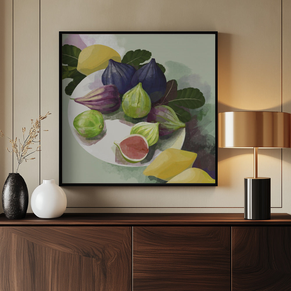 Figs and lemons Poster