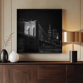 Brooklyn Bridge & Lower Manhattan Poster