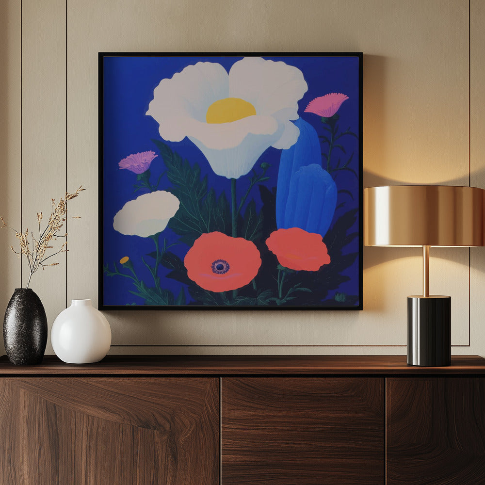 Fantasy Flowers Poster