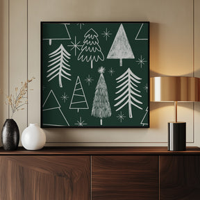 Christmas Tree Evergreen - Tree - Pine Tree Green Poster