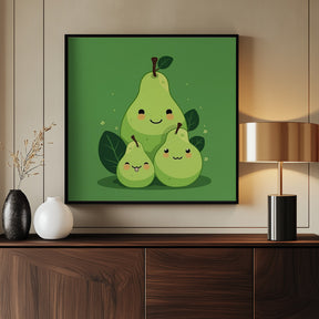 Pear Mom Poster