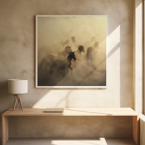 migration of horses Poster