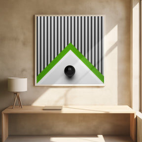 Dot on Triangle Poster