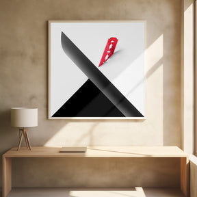 Diagonal Cut Poster