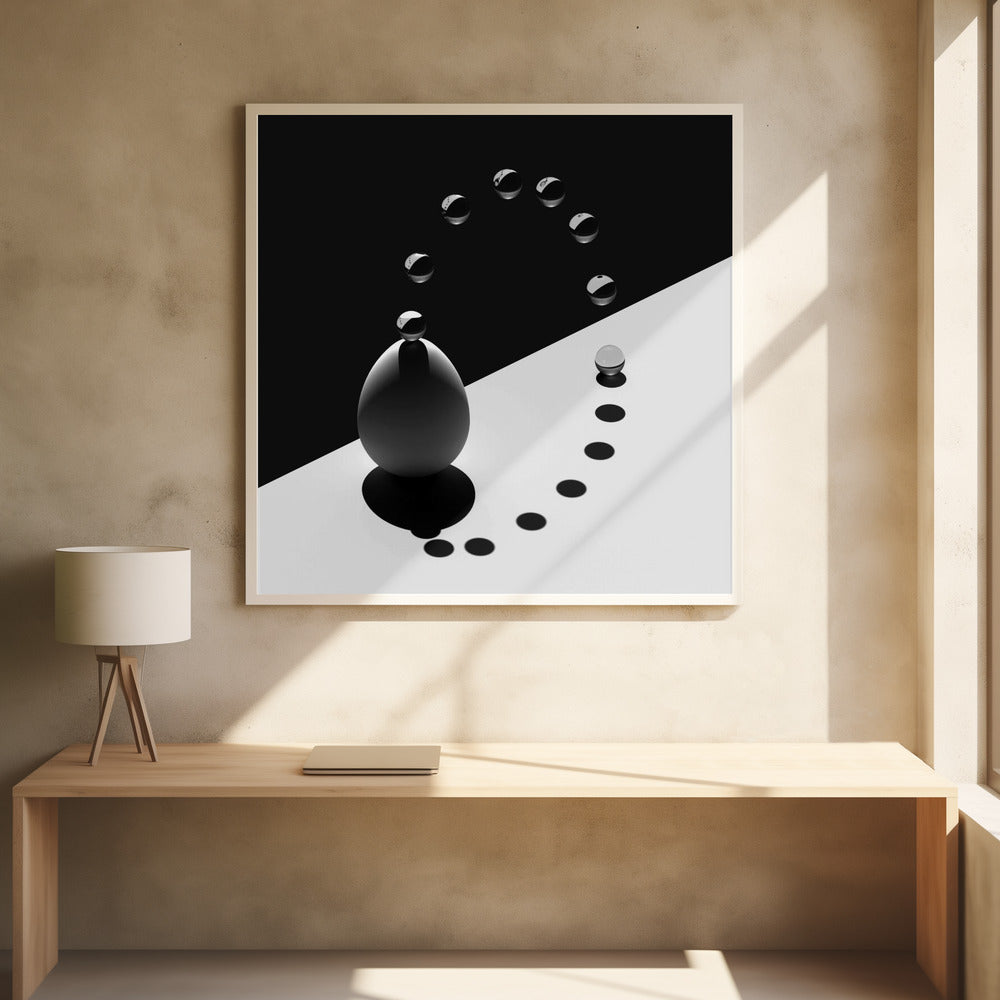 Arch Drops Egg Poster